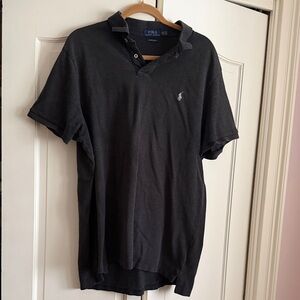 Ralph Lauren Men's Black Polo with Embroidered Pony